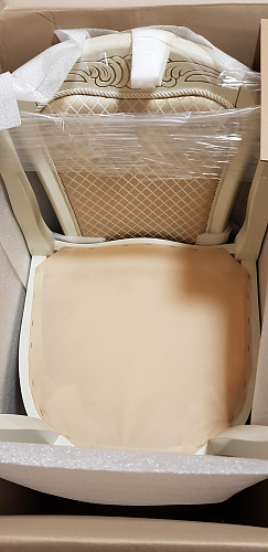 Кресло Клето патина золото / ромб фото покупателя 15