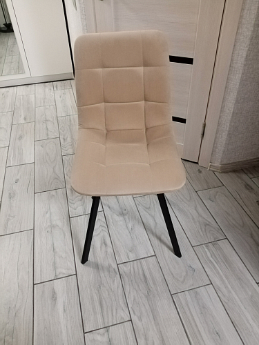 Комплект стульев Чилли 2 шт бежевый / черный фото покупателя 283