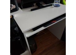 Компьютерный стол Джаз-24 левый белый фото покупателя 67