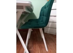 Стул на металлокаркасе Чилли светло-серый / черный фото покупателя 289