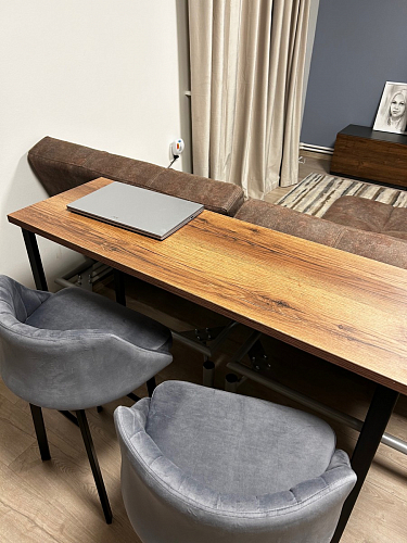 Барная стойка Дилан Лофт 120х50х90 бетон фото покупателя 138