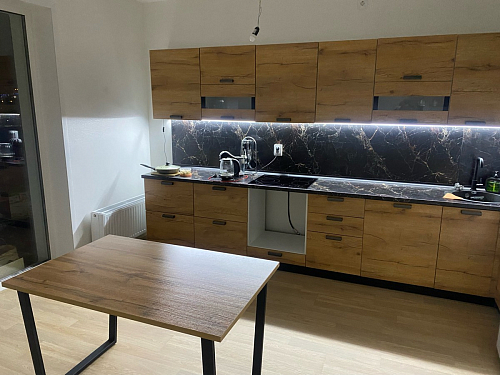 Деревянный стол Лота Лофт 120х75 белый матовый / дуб крафт золотой фото покупателя 596