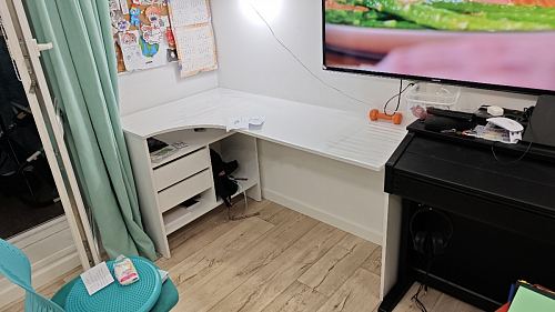 Письменный стол СПм-25 правый белый фото покупателя 69