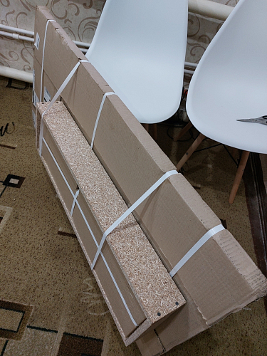 Стол Тринити Лофт 120 32 мм бетон / черный матовый фото покупателя 610