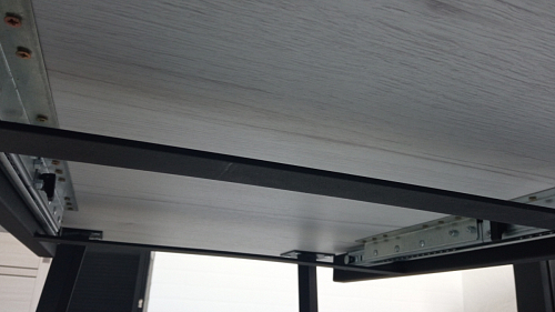 Деревянный стол Колон Лофт 120(160) х 75 черный матовый / бетон фото покупателя 47