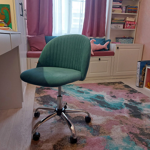 Компьютерное кресло Melody бирюзовое фото покупателя 144