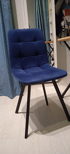 Стул на металлокаркасе Чилли бирюзовый / белый фото покупателя 1452