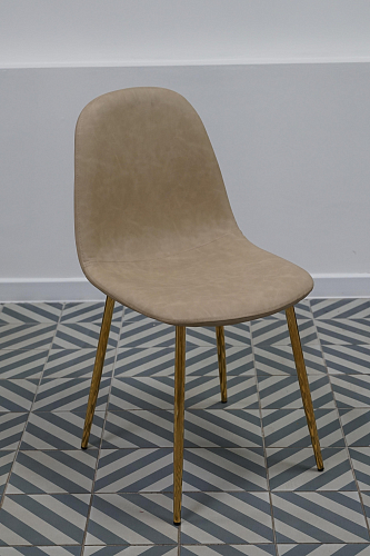 Стул на металлокаркасе Lilu dark grey / black из шоурума 3