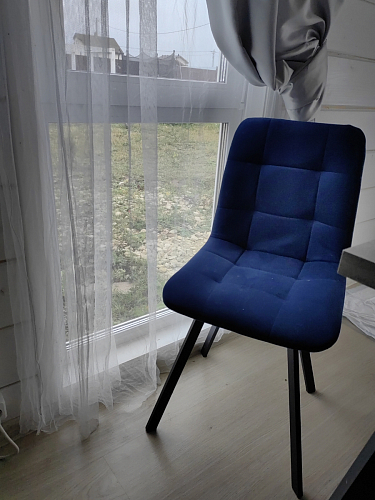 Комплект стульев Чилли 2 шт бежевый / черный фото покупателя 292