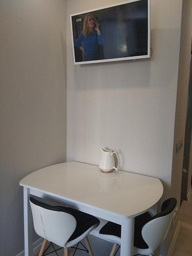 Стол Танго ПО белый ст-БЛ / ножка 05 белая / белая фото покупателя 1