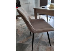 Стул на металлокаркасе Вейв светло-серый (hl 63) / 10К черный каркас фото покупателя 74