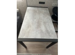 Стол Центавр 120(160)х70х75 файерстоун / черный матовый фото покупателя 26