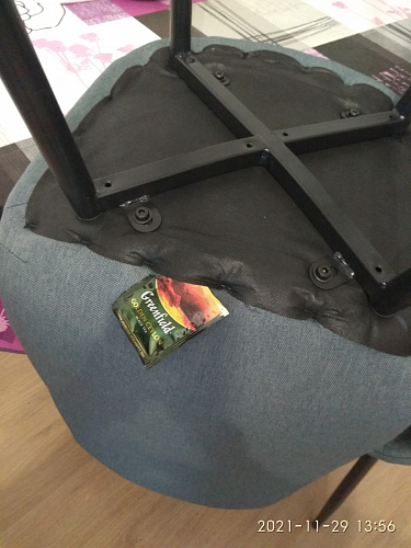 Стул на металлокаркасе Lilu pink / black фото покупателя 45