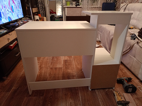 Компьютерный стол Джаз-24 правый дуб сонома фото покупателя 145