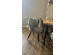 Стул на металлокаркасе Gabi gray / black фото покупателя 160