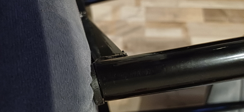 Стул на металлокаркасе Седа К кирпичный / черный фото покупателя 77