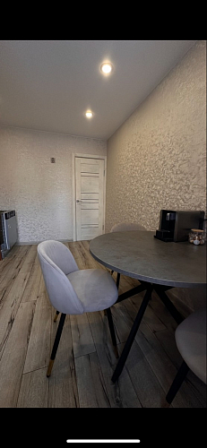 Стул на металлокаркасе Gabi dark beige / black / silver фото покупателя 275