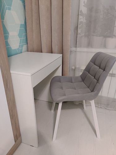 Стул на металлокаркасе Челси бирюзовый / черный фото покупателя 107