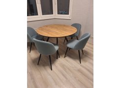 Стул на металлокаркасе Gabi 1 light purple / black фото покупателя 629