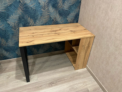 Письменный стол Битти Лофт 116х60х75 дуб делано светлый / белый матовый фото покупателя 113