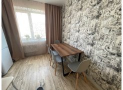 Стол Лота Лофт 140 25 мм черный матовый / бетон фото покупателя 734