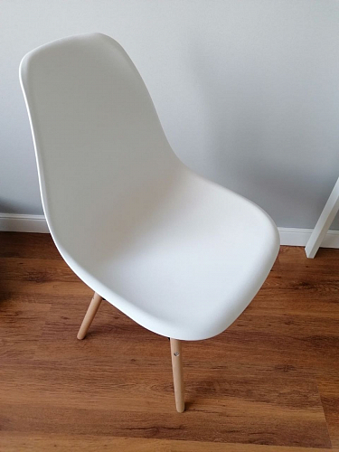 Пластиковый стул Eames PC-015 желтый фото покупателя 233