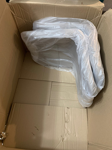 Стул на металлокаркасе Чилли К светло-серый велюр / черный каркас фото покупателя 546