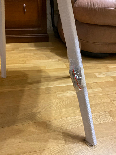 Стул на металлокаркасе Чилли синяя ткань / белый фото покупателя 608