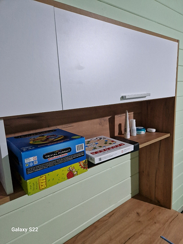 Письменный стол Лайт 03.243 дуб золотой (craft) / белый премиум фото покупателя 258