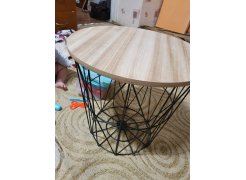 Журнальный столик Mariffa натуральный / белый фото покупателя 17