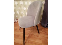 Стул на металлокаркасе Gabi 1 light purple / black фото покупателя 836