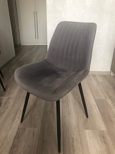 Стул на металлокаркасе Седа К кирпичный / черный фото покупателя 257