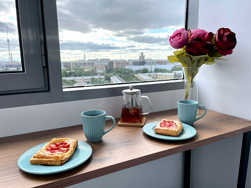 Барная стойка Дилан Лофт 120х40х90 бетон светлый фото покупателя 47