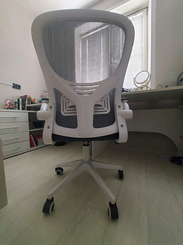 Компьютерное кресло Konfi blue / white фото покупателя 41