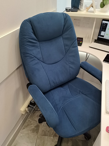 Компьютерное кресло Comfort Lux/Комфорт Люкс серый фото покупателя 90