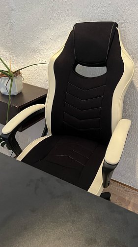 Компьютерное кресло Gamer черное / бежевое фото покупателя 61