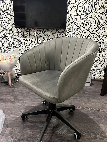 Компьютерное кресло Тибо confetti chocolate / белый фото покупателя 183