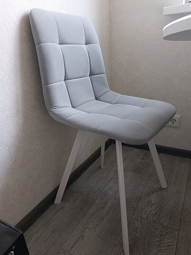 Стул на металлокаркасе Чилли бирюзовый / черный фото покупателя 891