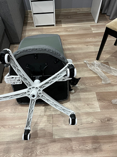 Компьютерное кресло Salta gray / white фото покупателя 15