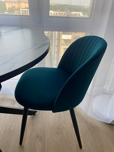 Стул на металлокаркасе Gabi 1 light purple / black фото покупателя 445