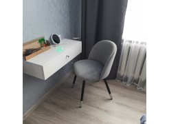 Стул на металлокаркасе Gabi gray / black фото покупателя 682