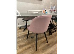 Стул на металлокаркасе Gabi 1 light purple / black фото покупателя 719