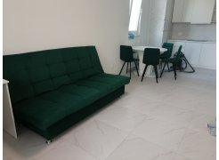 Стул на металлокаркасе Чилли синяя ткань / белый фото покупателя 128