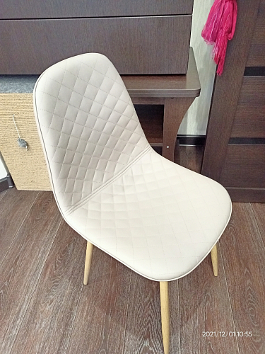 Стул на металлокаркасе Capri голубой фото покупателя 81