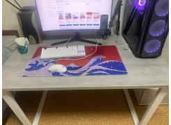 Деревянный стол Лота Лофт 120(160)х75 черный матовый / бетон светлый фото покупателя 801