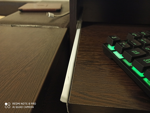 Компьютерный стол Джаз-24 левый венге фото покупателя 52