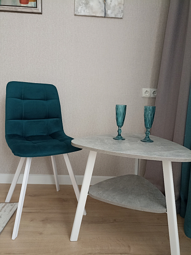 Стул на металлокаркасе Чилли бирюзовый / черный фото покупателя 1089