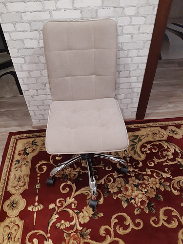 Компьютерное кресло One/Ван флок молочный 4 фото покупателя 24