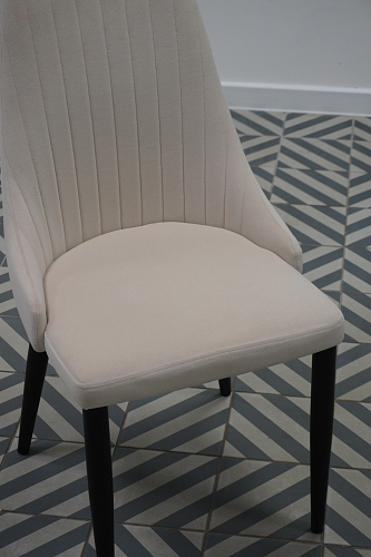 Стул на металлокаркасе Kora black / gray из шоурума 6