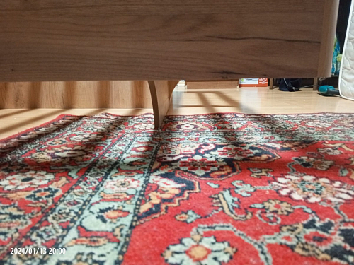 Двуспальная кровать Клауд 160х200 парящая дуб крафт золотой / антрацит фото покупателя 592